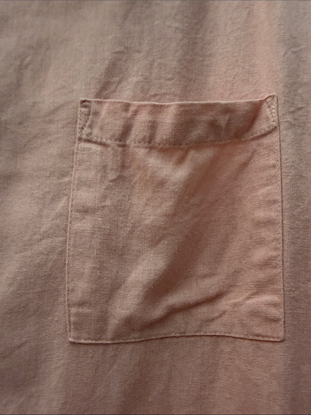 Light Pink Button-Front Tunic - Picture 4 of 9